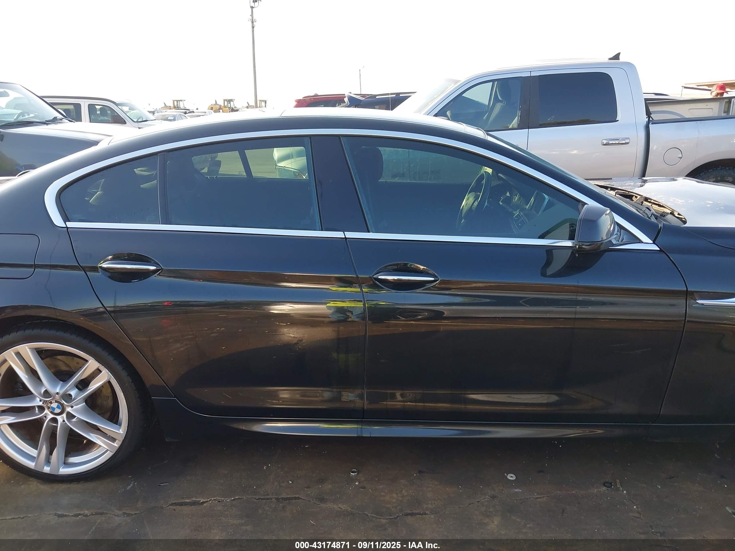 2013 Bmw 640i Gran Coupe   Black vin: WBA6A0C52DDZ04409