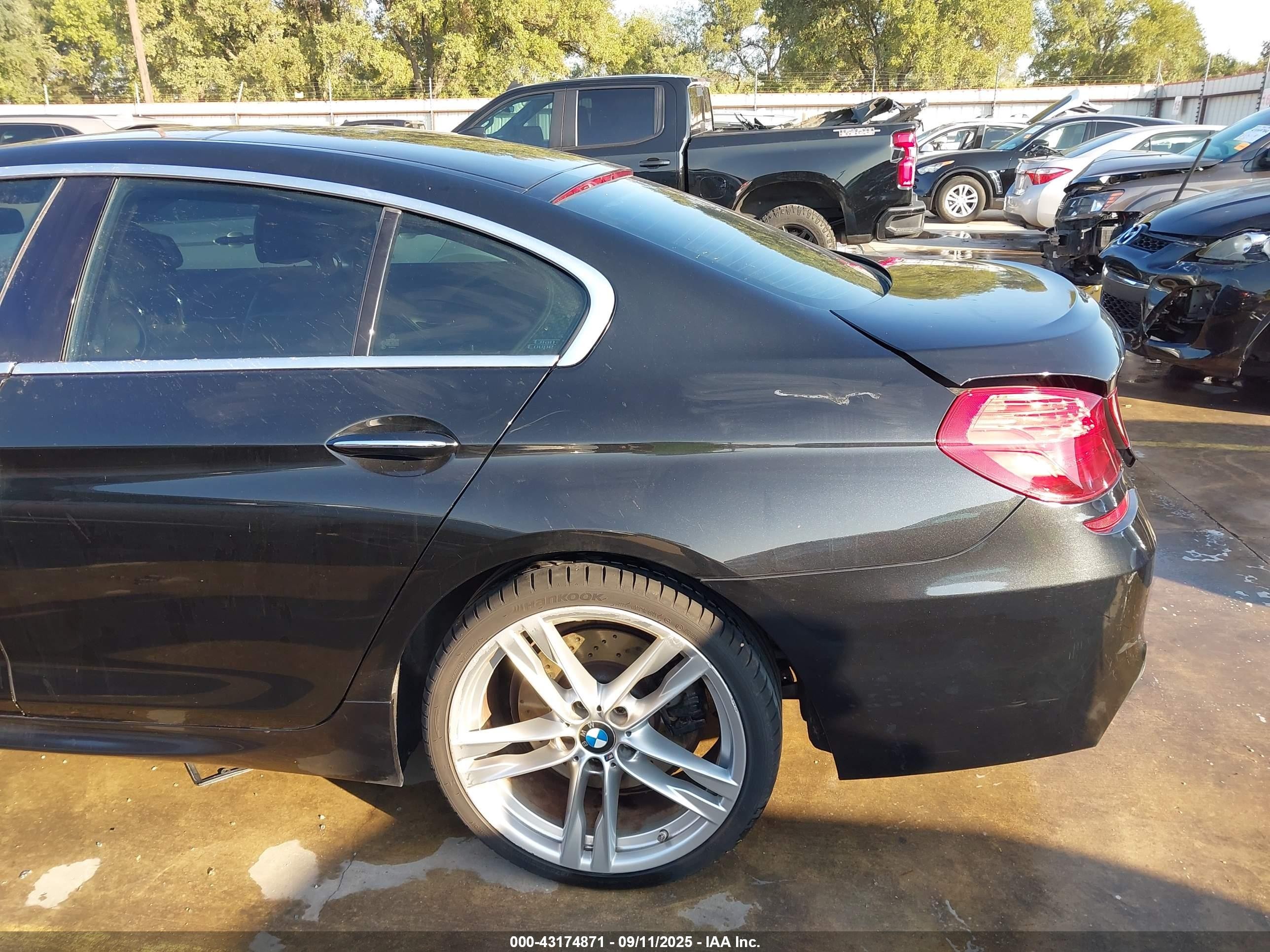 2013 Bmw 640i Gran Coupe   Black vin: WBA6A0C52DDZ04409