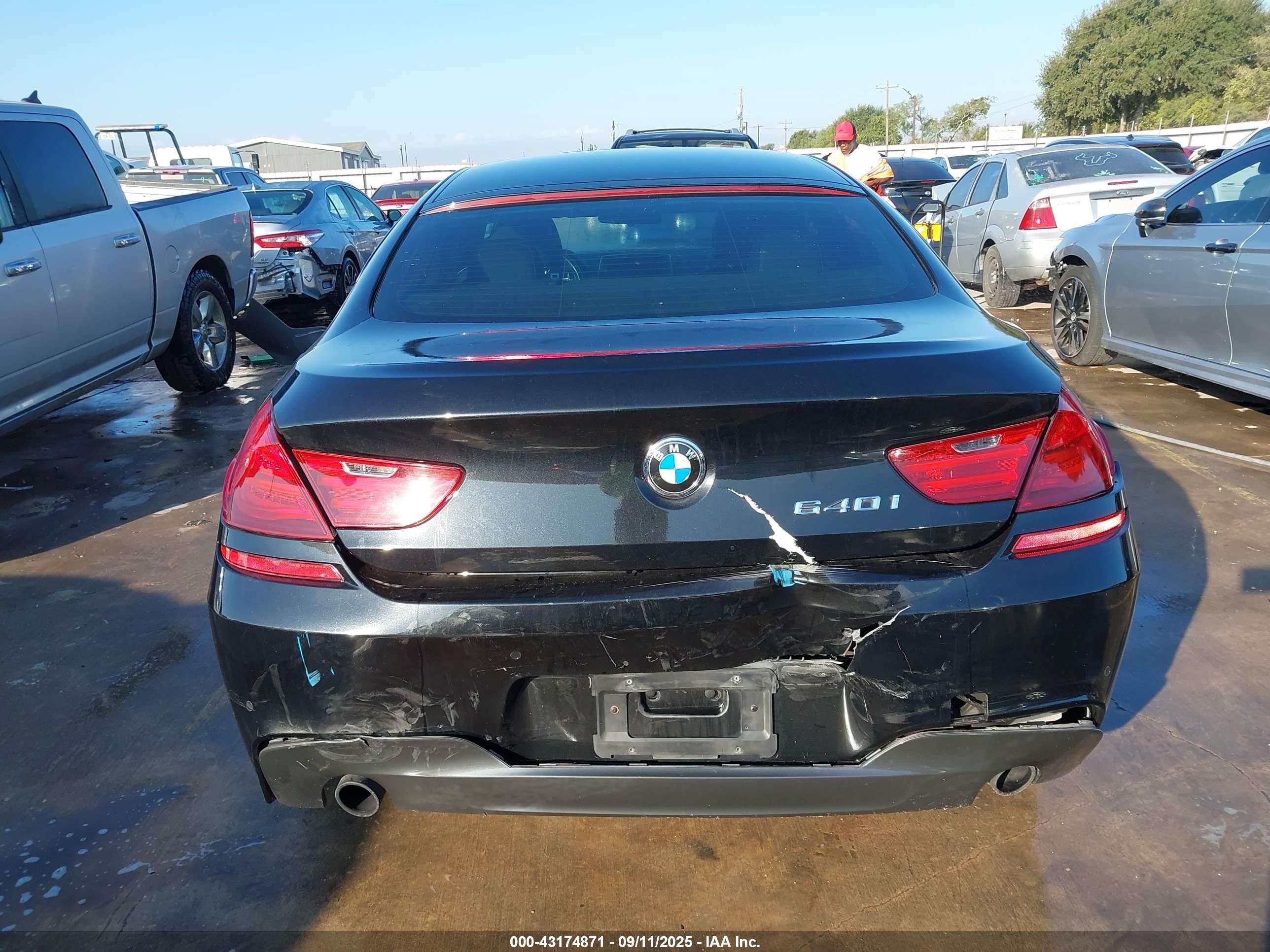 2013 Bmw 640i Gran Coupe   Black vin: WBA6A0C52DDZ04409
