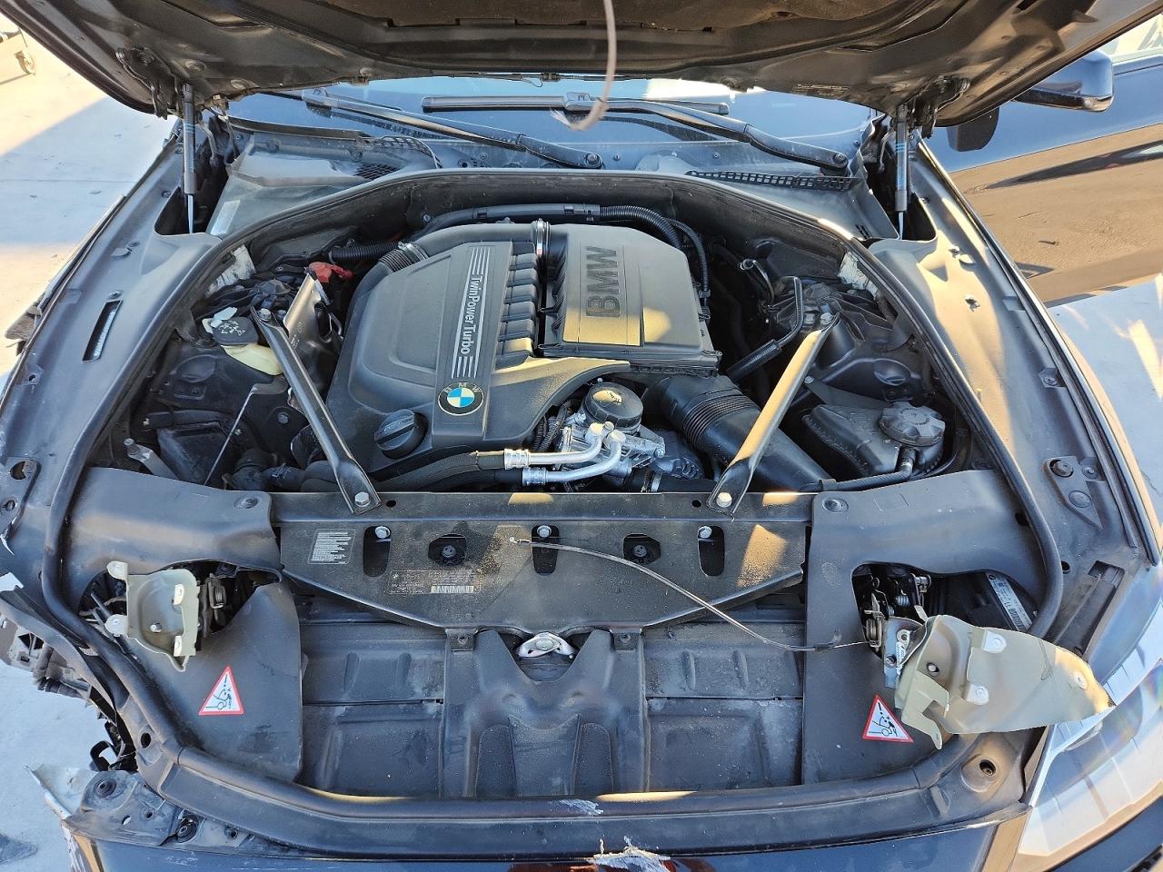 2014 Bmw 640 I Gran Coupe Black vin: WBA6A0C52ED317855