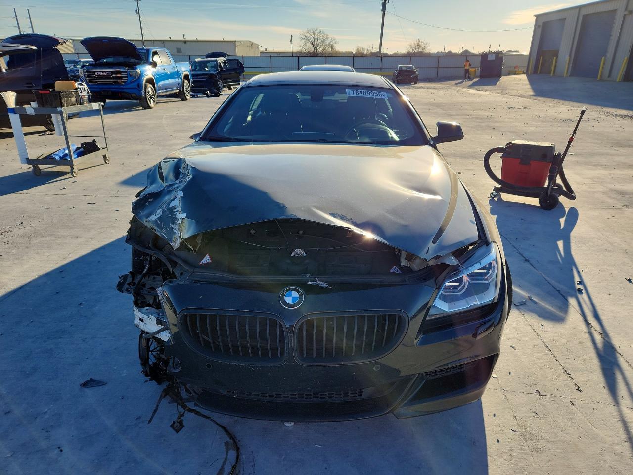 2014 Bmw 640 I Gran Coupe Black vin: WBA6A0C52ED317855