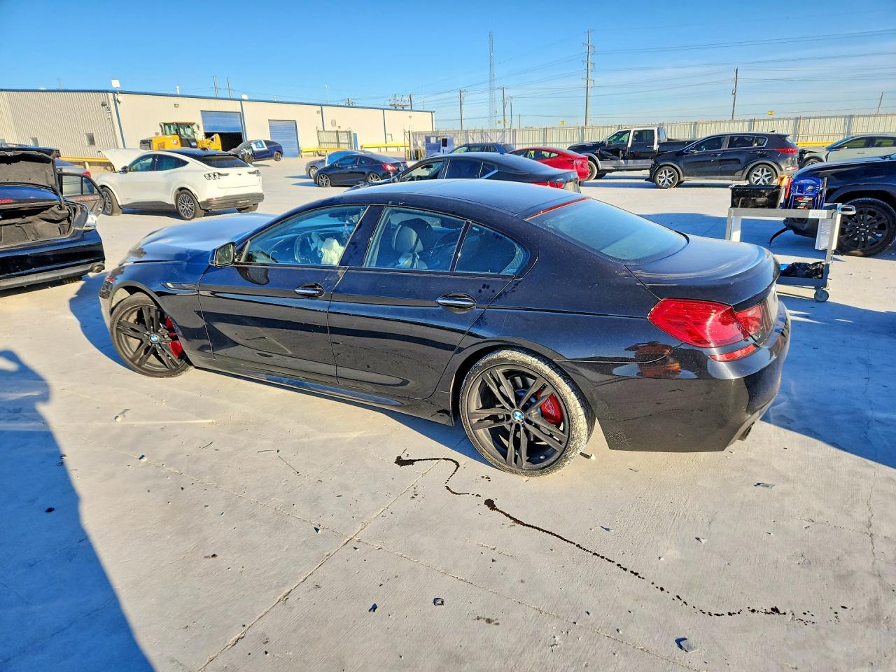 2014 Bmw 640 I Gran Coupe Black vin: WBA6A0C52ED317855