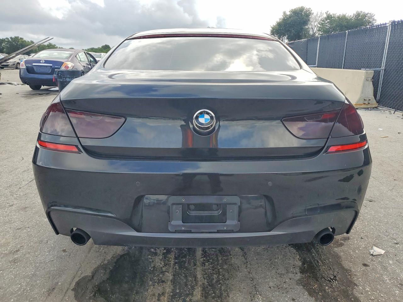 2015 Bmw 640 I Gran Coupe Black vin: WBA6A0C52FD317999