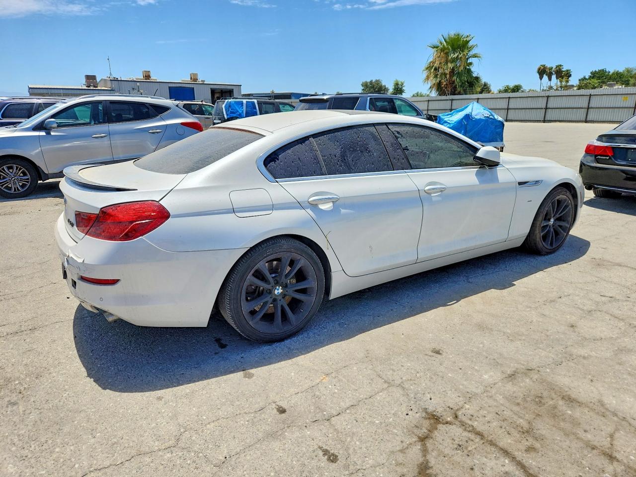 2013 Bmw 640 I White vin: WBA6A0C53DDZ03561