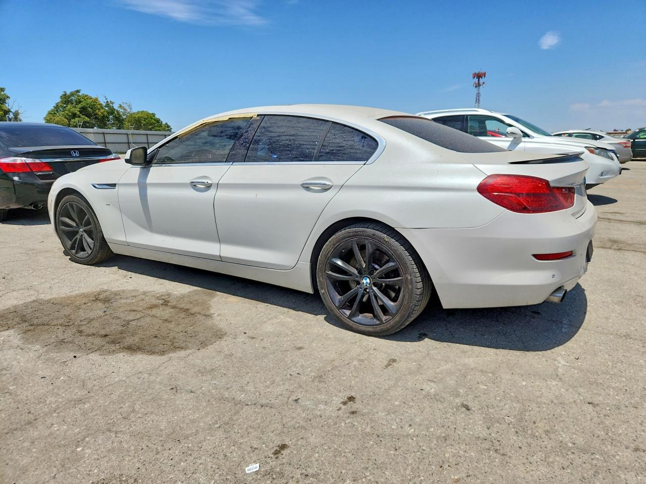 2013 Bmw 640 I White vin: WBA6A0C53DDZ03561