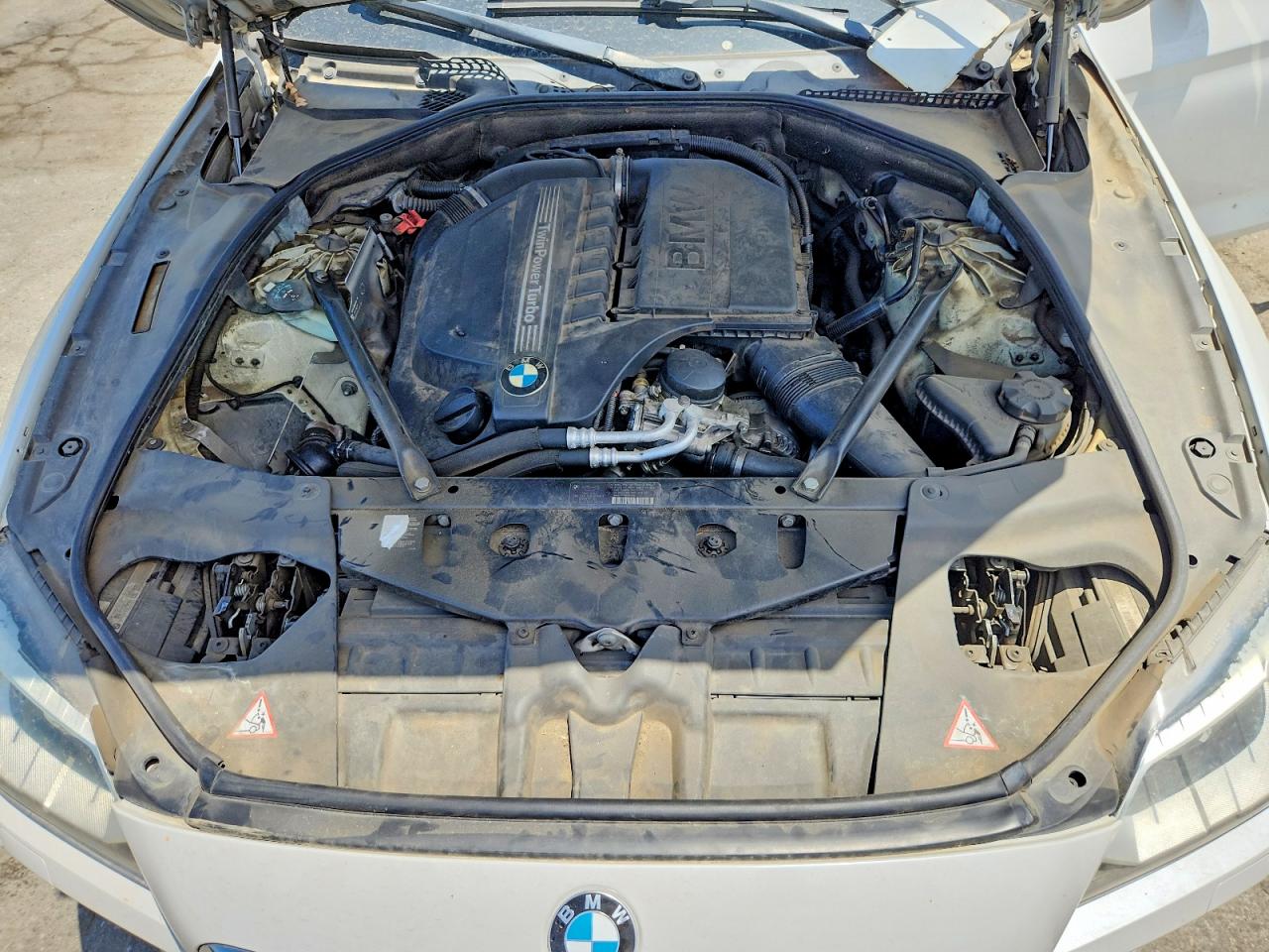 2013 Bmw 640 I White vin: WBA6A0C53DDZ03561
