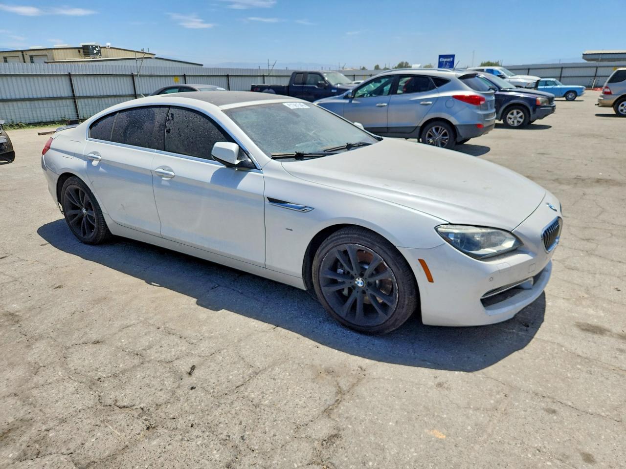 2013 Bmw 640 I White vin: WBA6A0C53DDZ03561