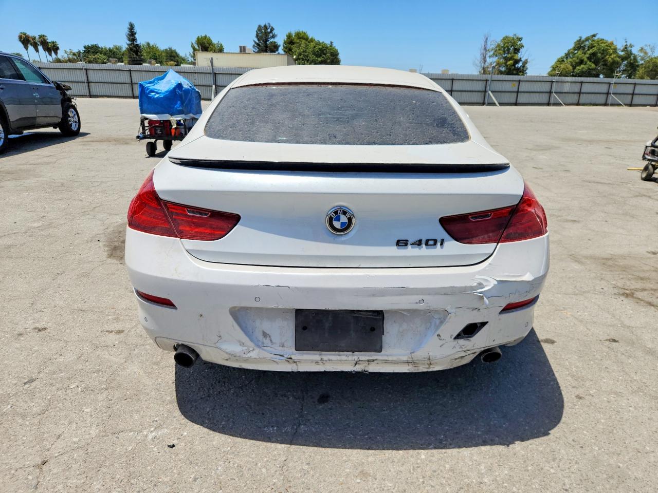 2013 Bmw 640 I White vin: WBA6A0C53DDZ03561