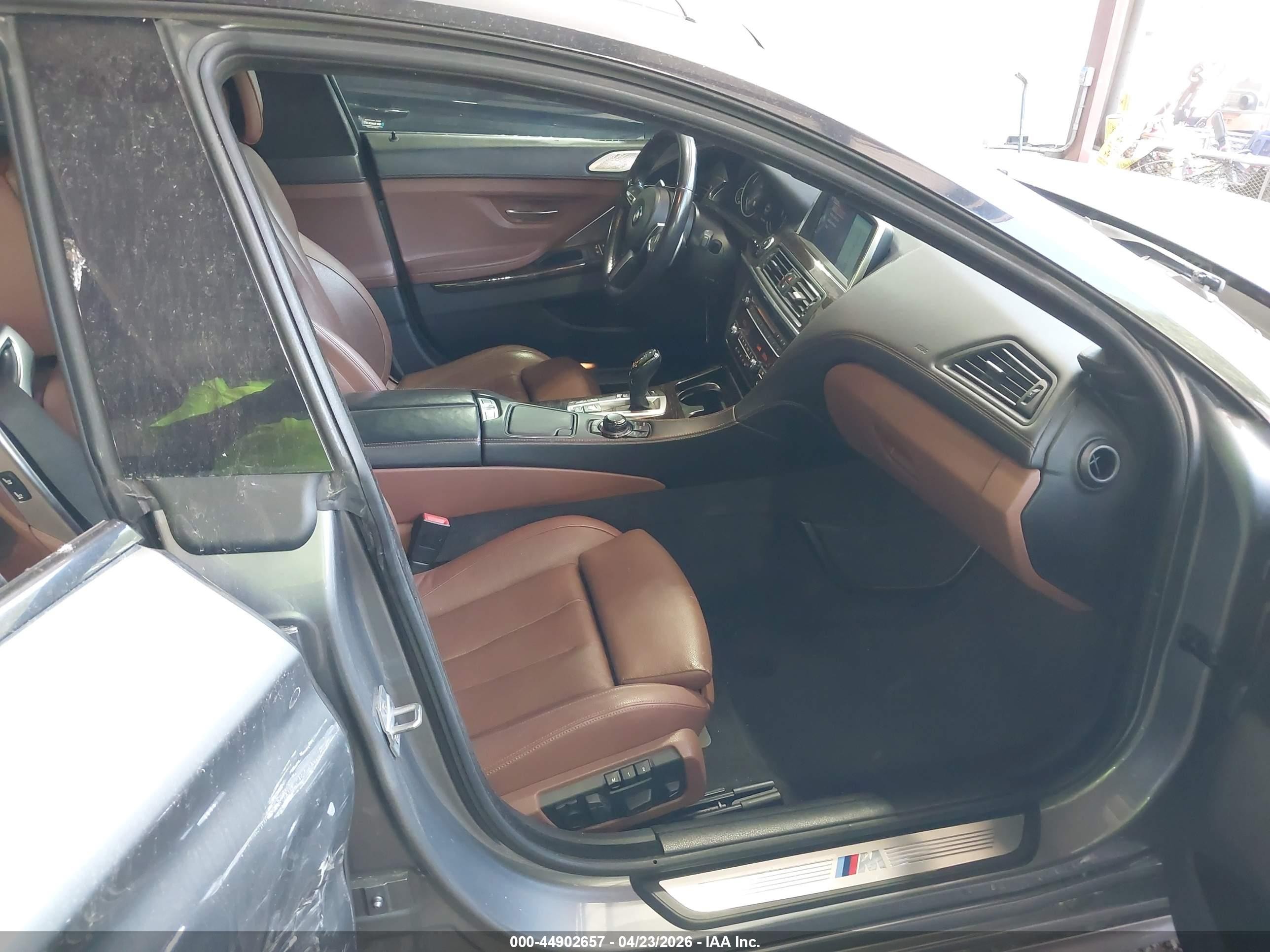 2014 Bmw 640i Gran Coupe Gray vin: WBA6A0C53ED317430