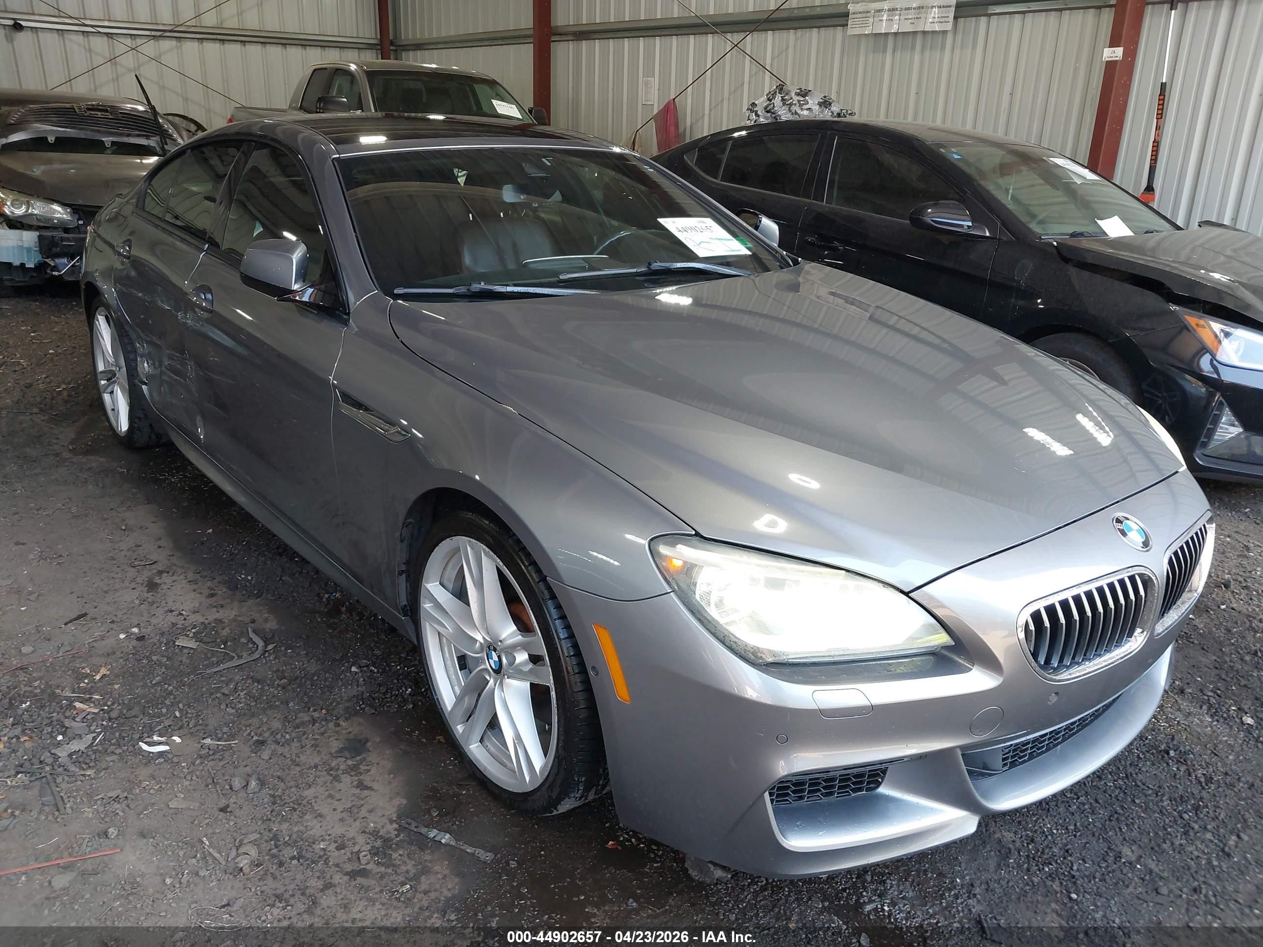 2014 Bmw 640i Gran Coupe Серый vin: WBA6A0C53ED317430