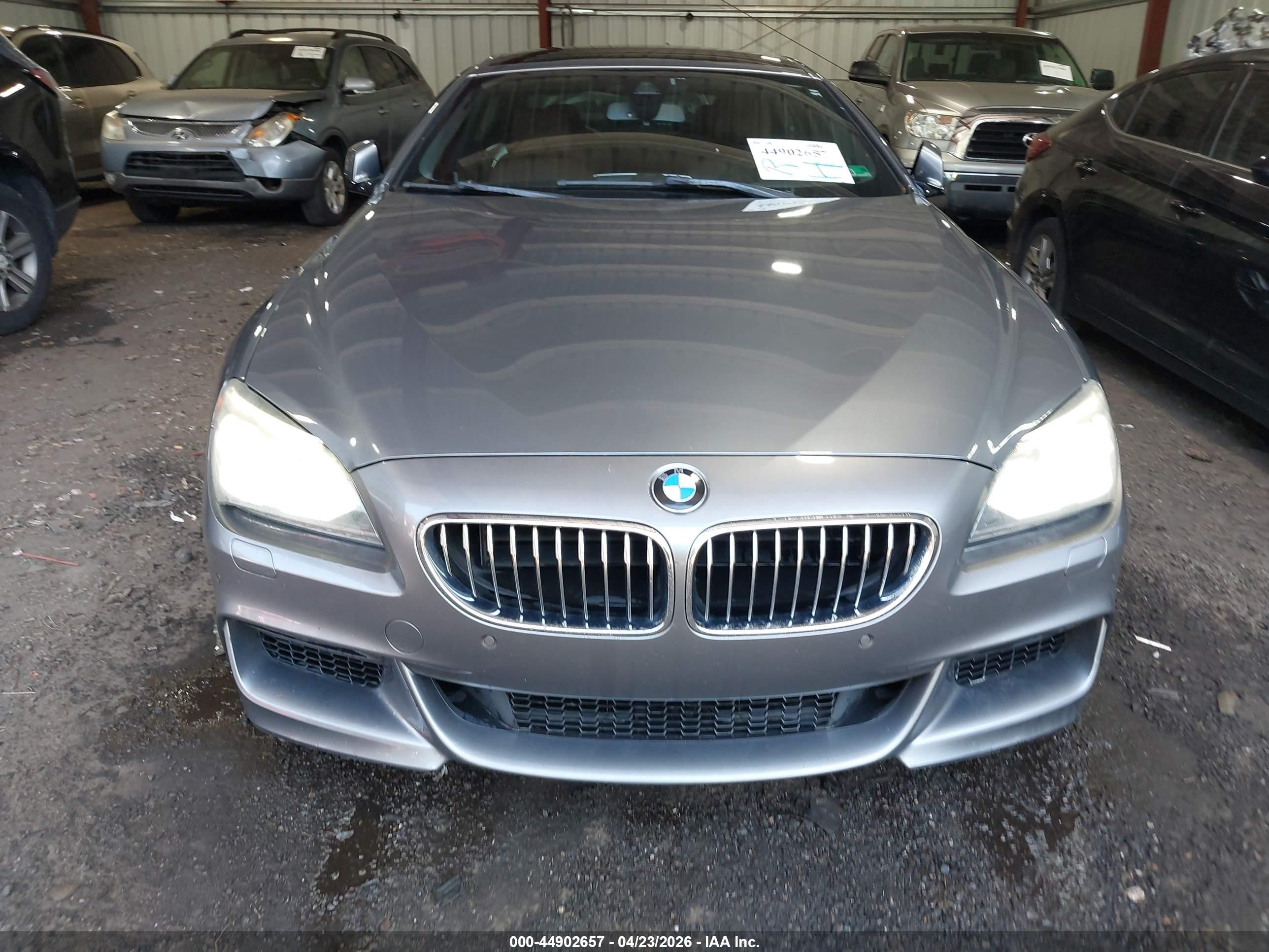 2014 Bmw 640i Gran Coupe Gray vin: WBA6A0C53ED317430