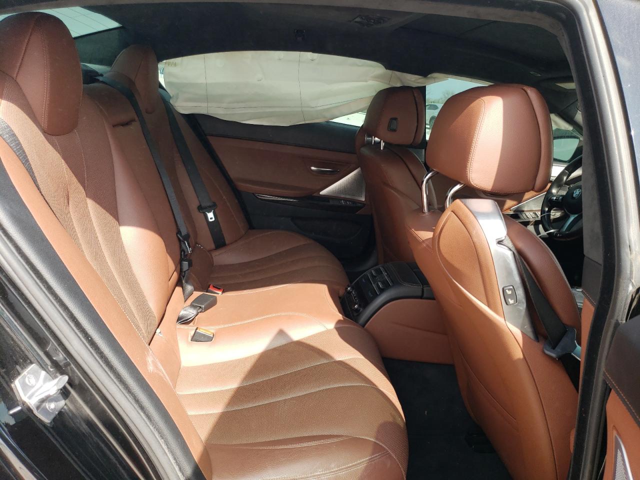 2014 Bmw 640 I Gran Coupe Black vin: WBA6A0C53ED317735