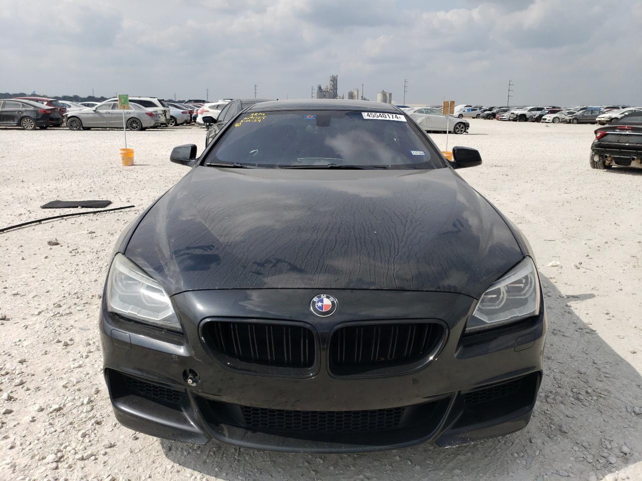2014 Bmw 640 I Gran Coupe Black vin: WBA6A0C53ED317735