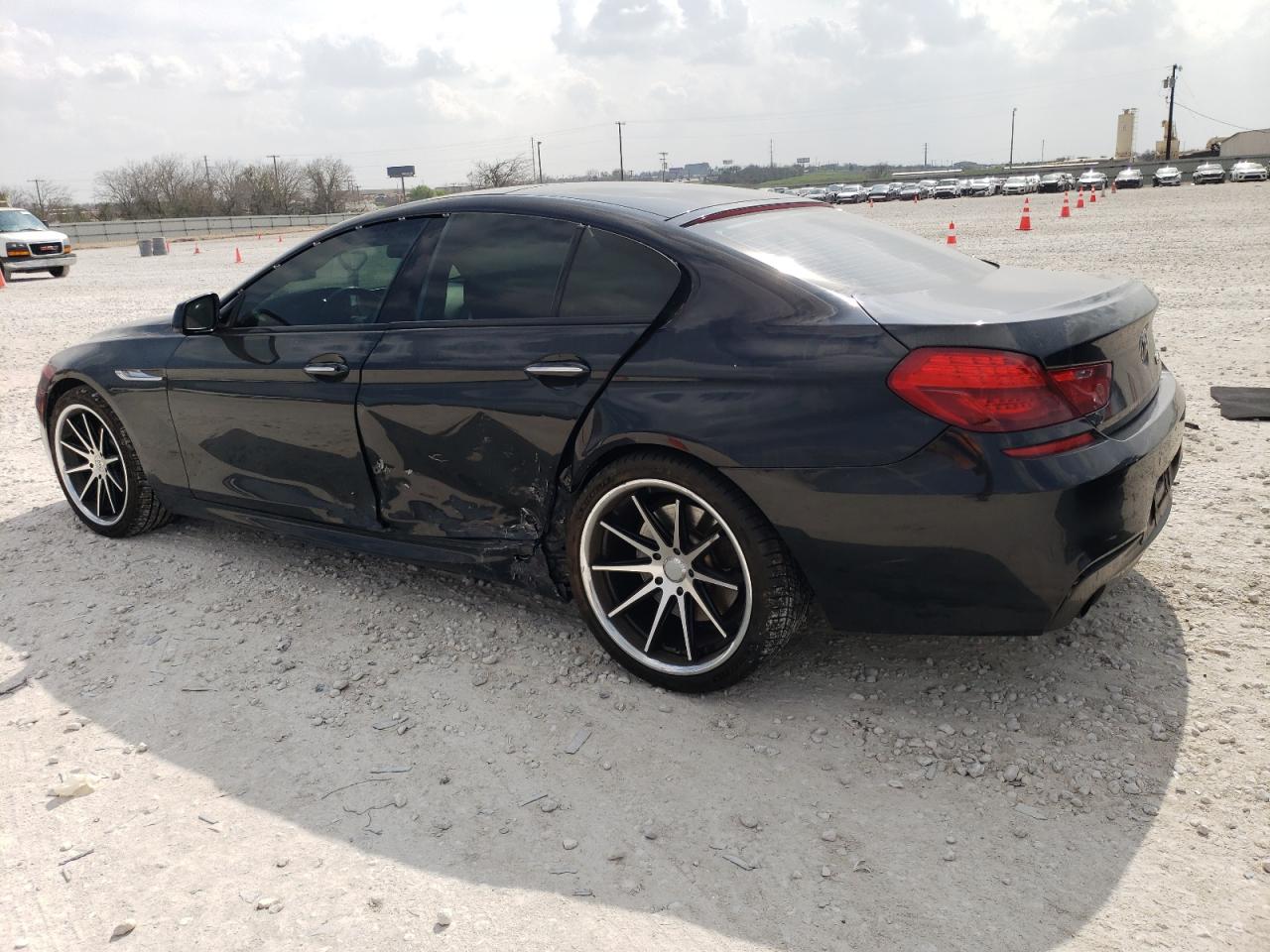 2014 Bmw 640 I Gran Coupe Black vin: WBA6A0C53ED317735