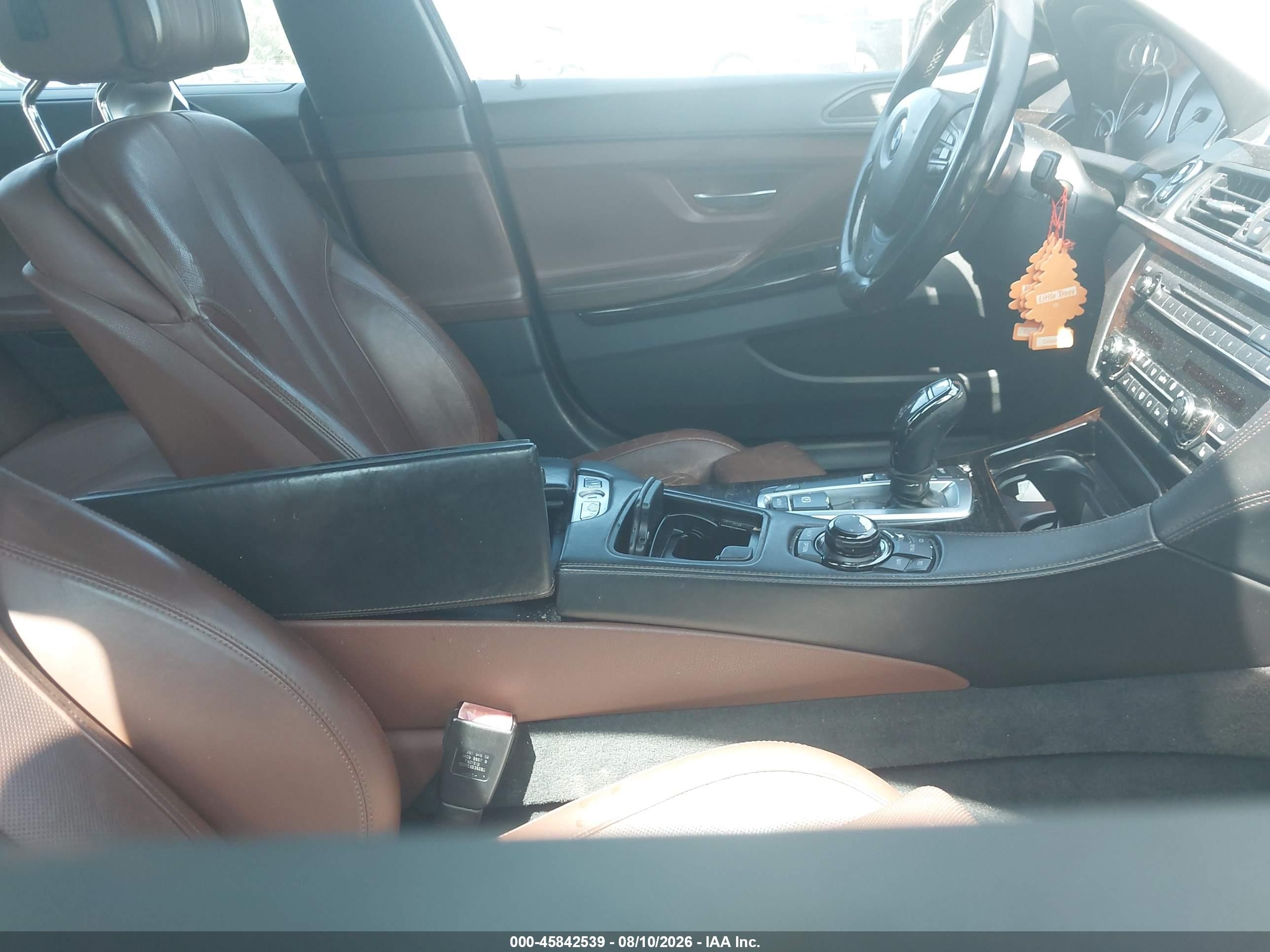 2013 Bmw 640i Gran Coupe Черный vin: WBA6A0C54DDF14317