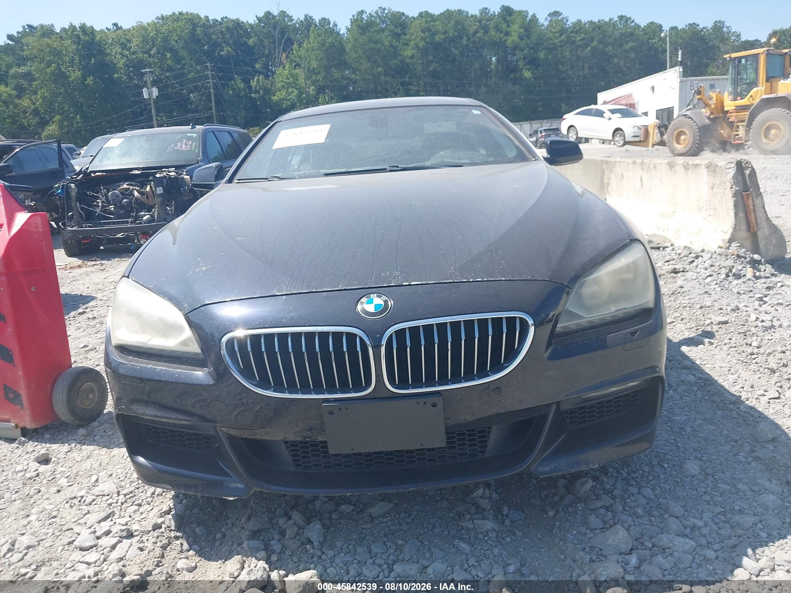 2013 Bmw 640i Gran Coupe Черный vin: WBA6A0C54DDF14317