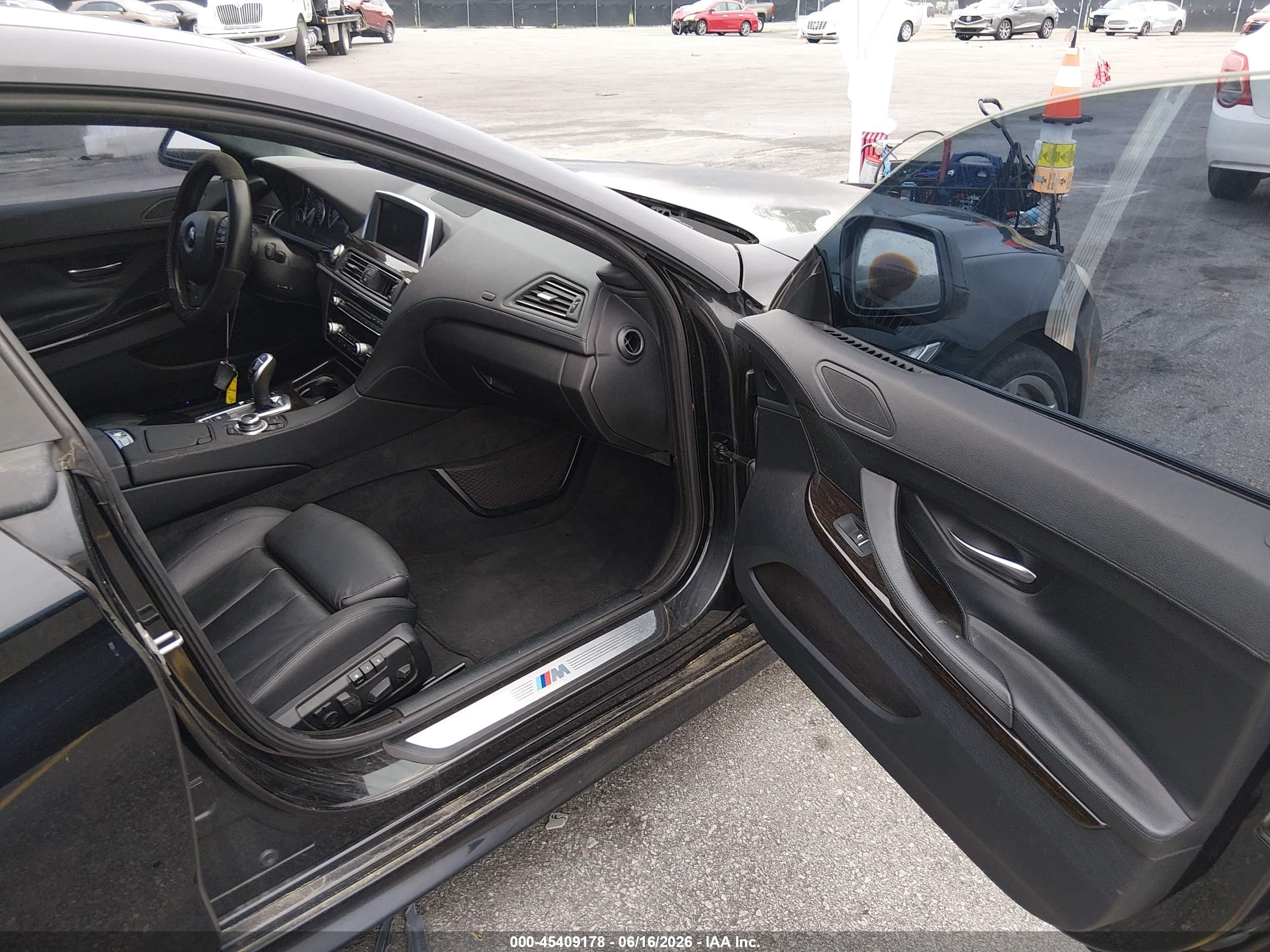 2014 Bmw 640i Gran Coupe   Черный vin: WBA6A0C54EDZ04512