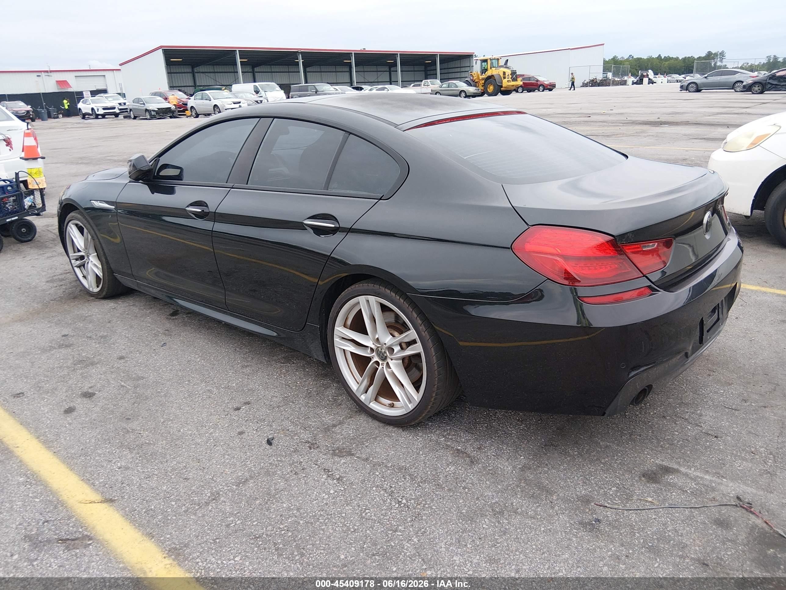 2014 Bmw 640i Gran Coupe   Черный vin: WBA6A0C54EDZ04512