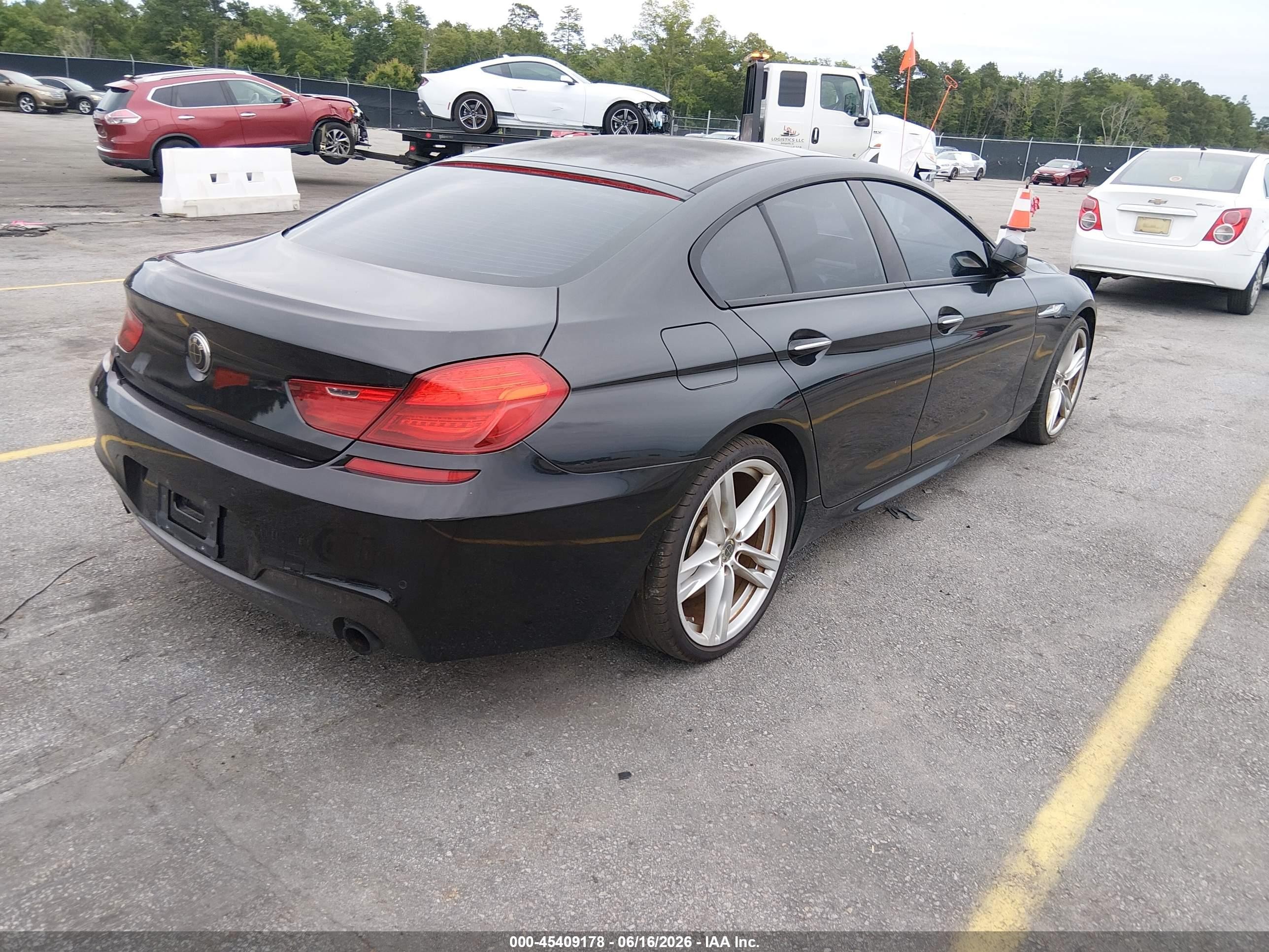 2014 Bmw 640i Gran Coupe   Черный vin: WBA6A0C54EDZ04512