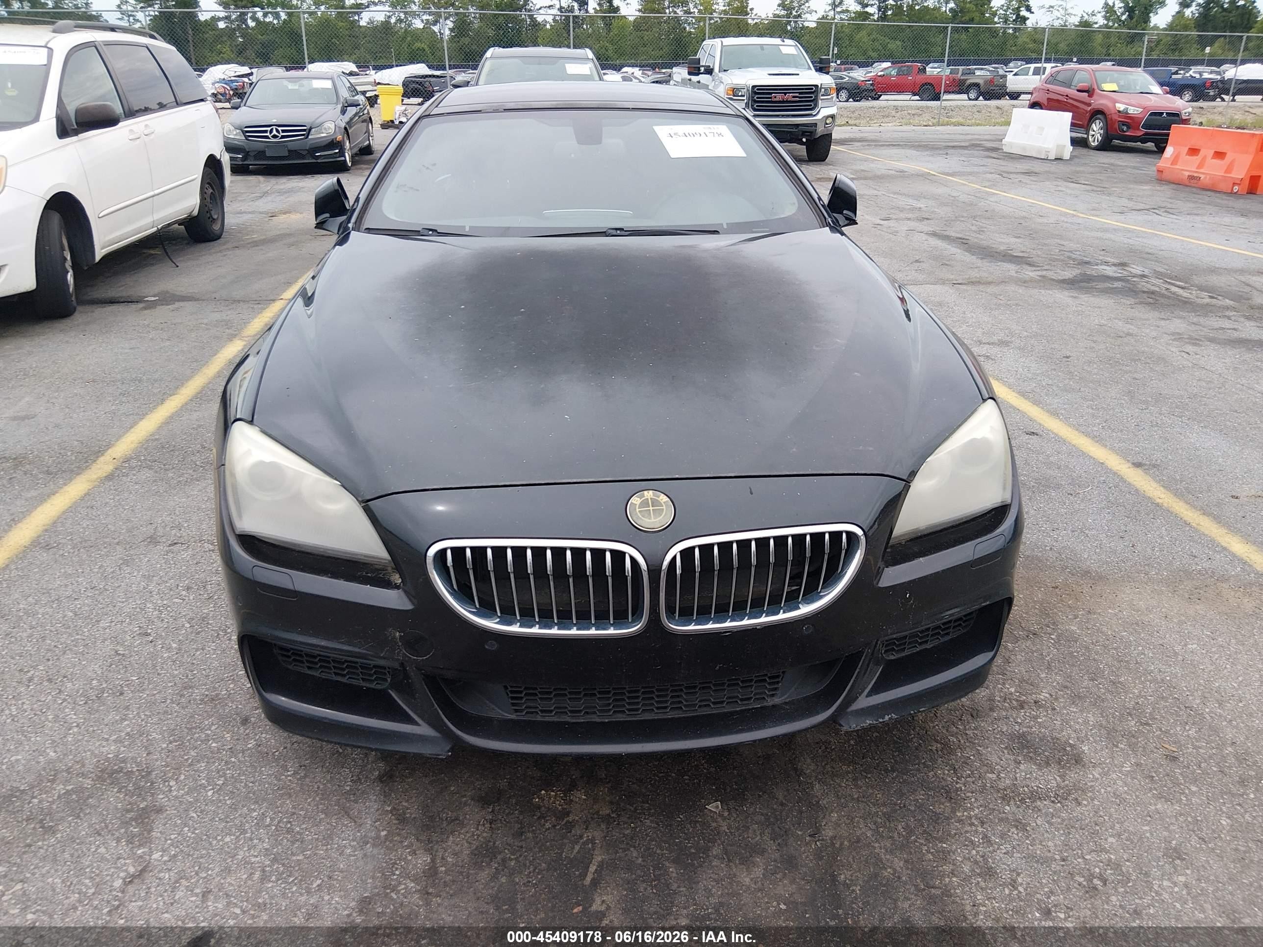 2014 Bmw 640i Gran Coupe   Черный vin: WBA6A0C54EDZ04512