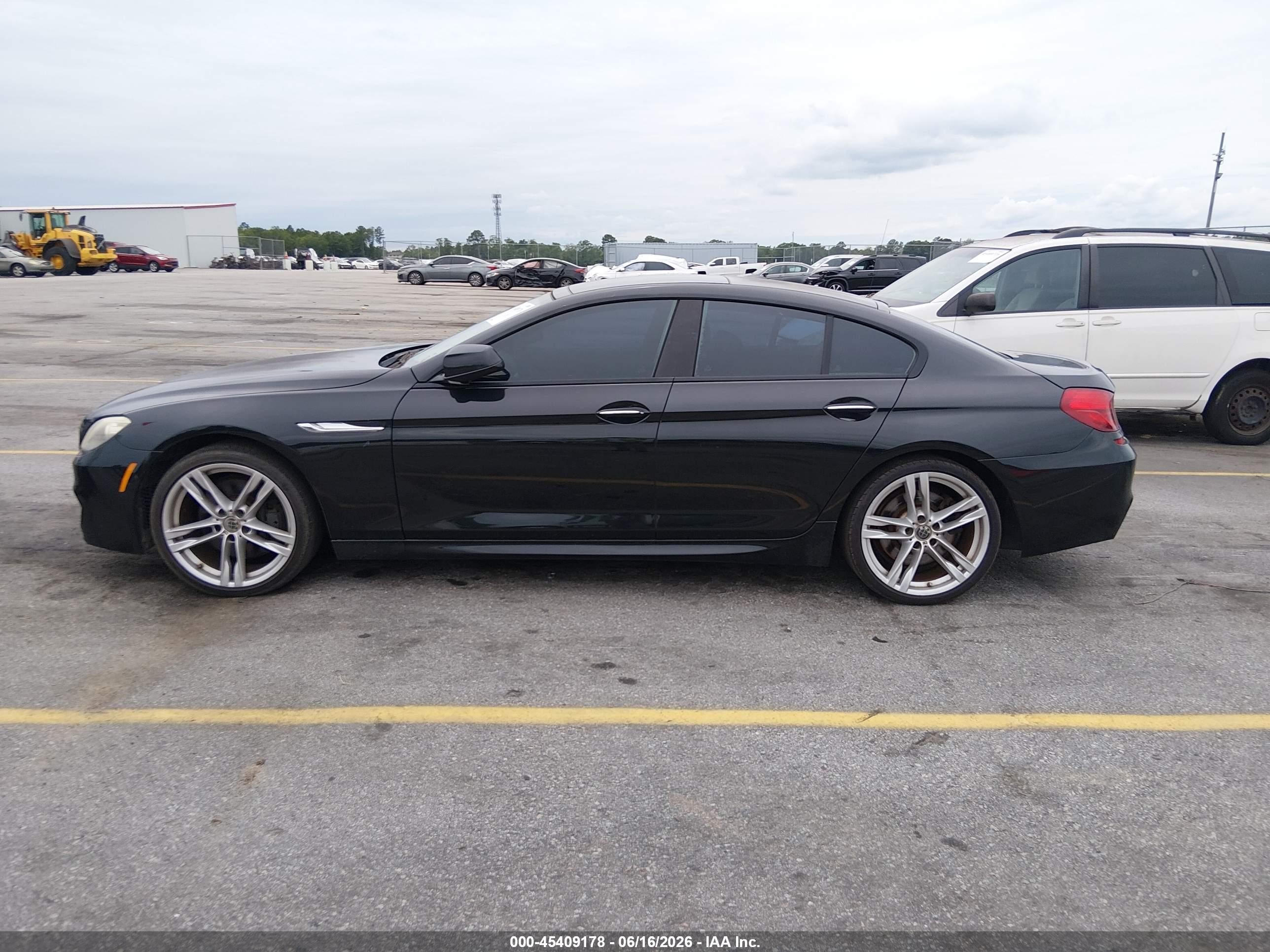 2014 Bmw 640i Gran Coupe   Черный vin: WBA6A0C54EDZ04512