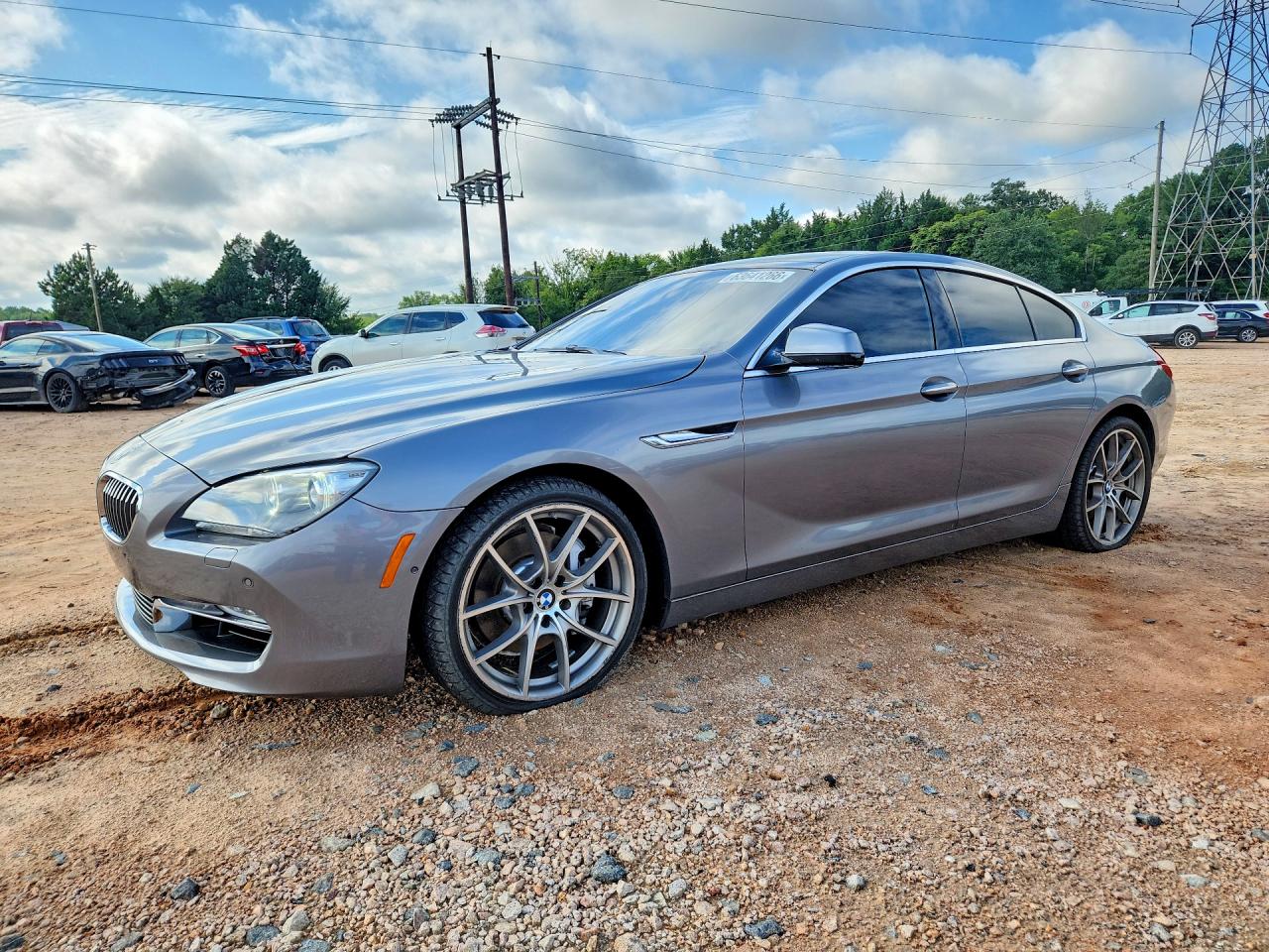2014 Bmw 640 I Gran Coupe Gray vin: WBA6A0C54EDZ04638