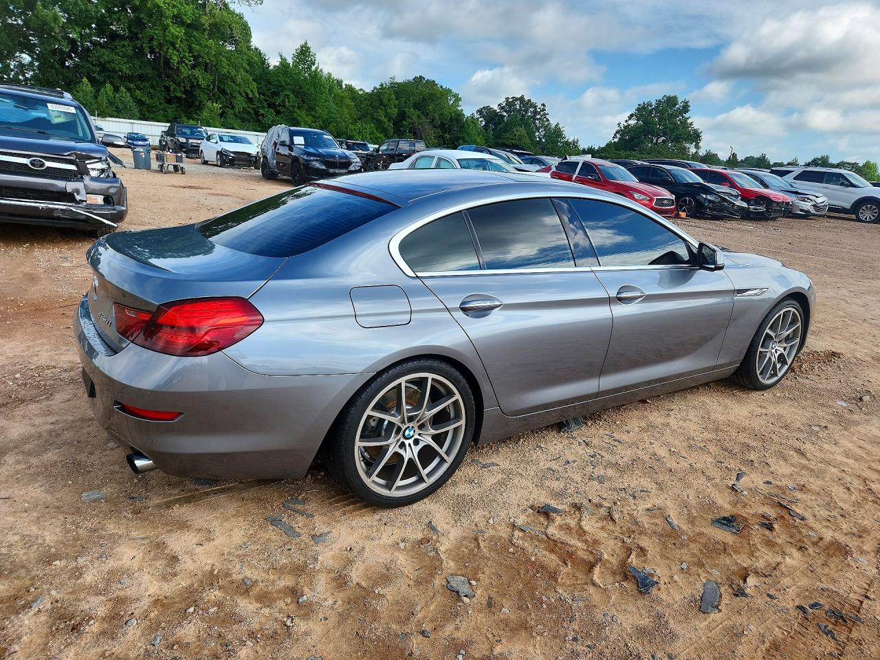 2014 Bmw 640 I Gran Coupe Gray vin: WBA6A0C54EDZ04638