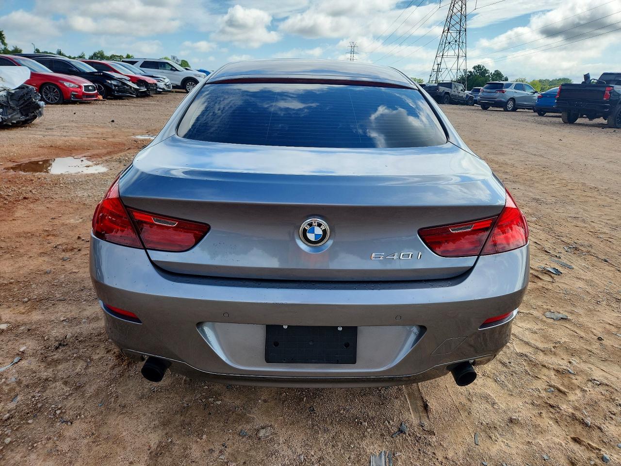 2014 Bmw 640 I Gran Coupe Gray vin: WBA6A0C54EDZ04638