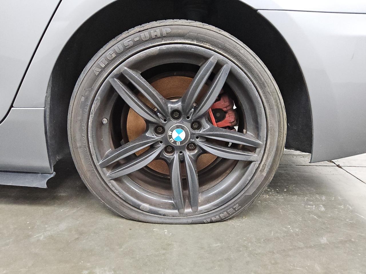 2014 Bmw 640 I Gran Coupe Серый vin: WBA6A0C55ED317770 Damage: Left Rear Wheel, Curb Rash, > 12 Inches