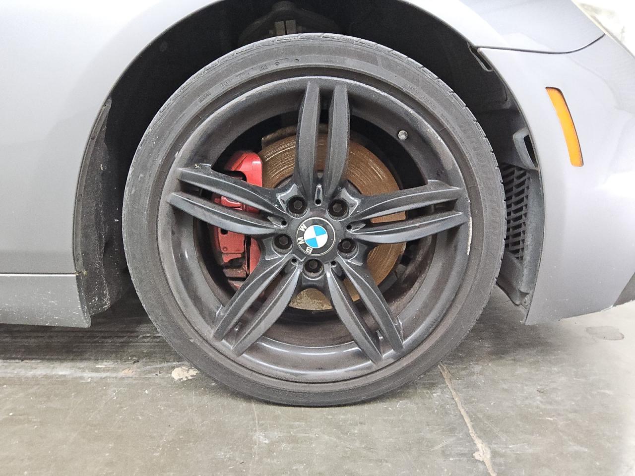 2014 Bmw 640 I Gran Coupe Серый vin: WBA6A0C55ED317770 Damage: Right Front Wheel, Curb Rash, > 12 Inches