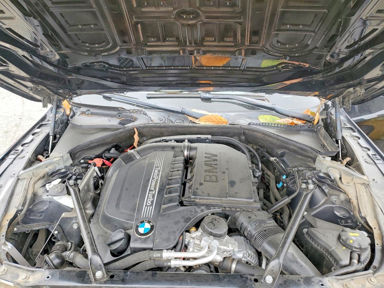 2015 Bmw 640 I Gran Coupe Черный vin: WBA6A0C55FD318581