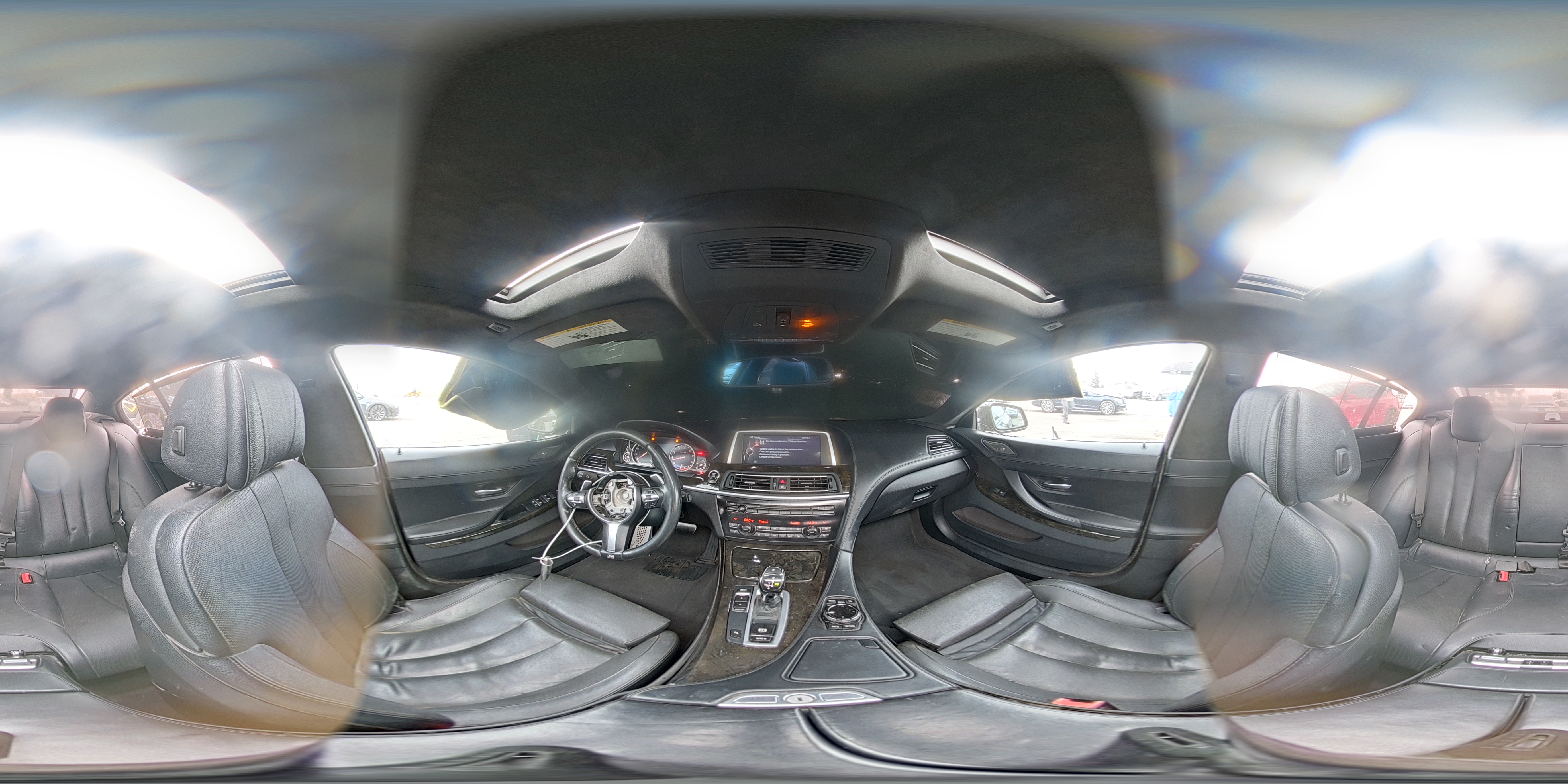 2015 Bmw 640 I Gran Coupe Черный vin: WBA6A0C55FD318581