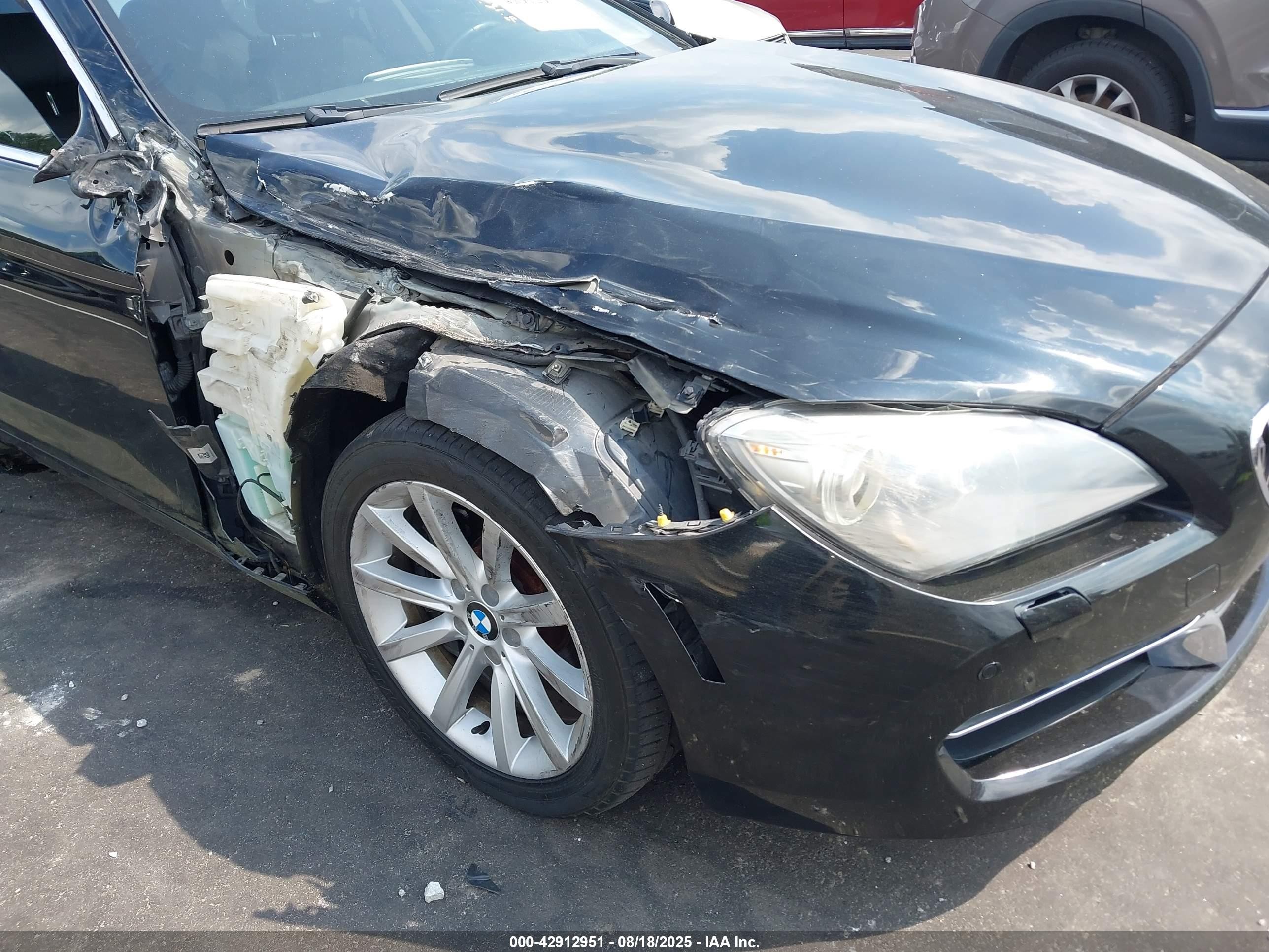 2015 Bmw 640i Gran Coupe   Black vin: WBA6A0C55FD318676