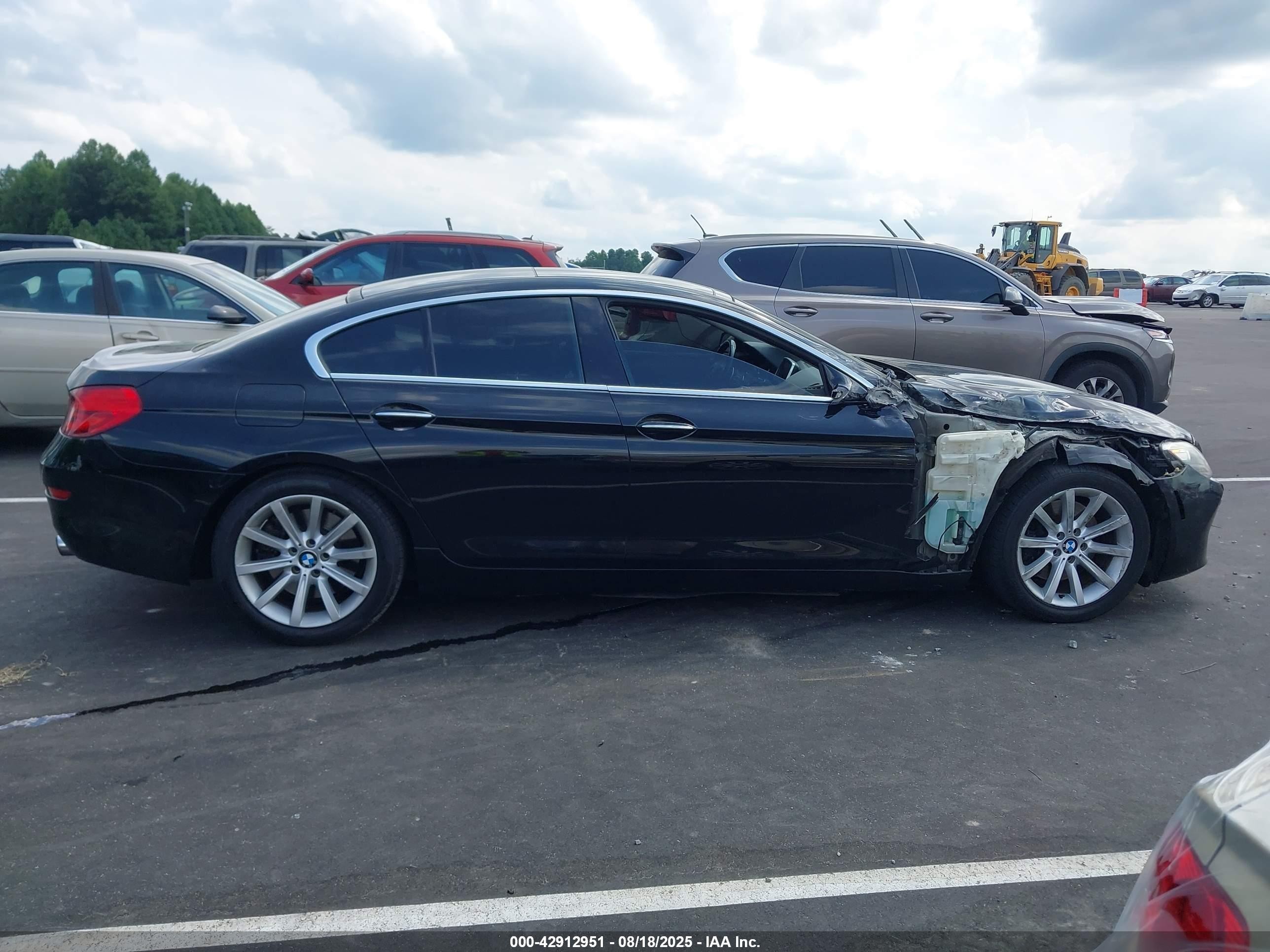 2015 Bmw 640i Gran Coupe   Black vin: WBA6A0C55FD318676