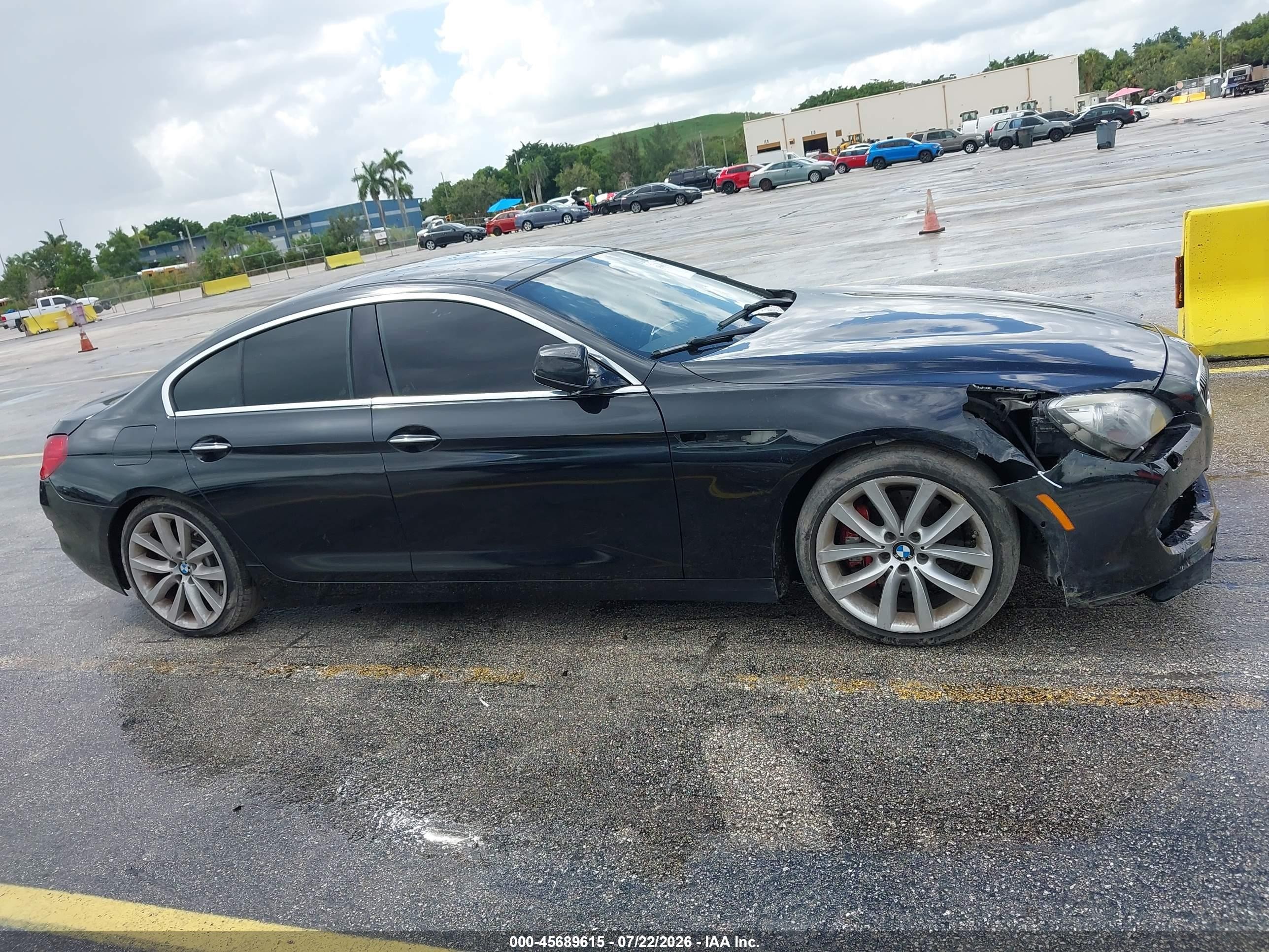 2013 Bmw 640i Gran Coupe   Black vin: WBA6A0C56DDF14321