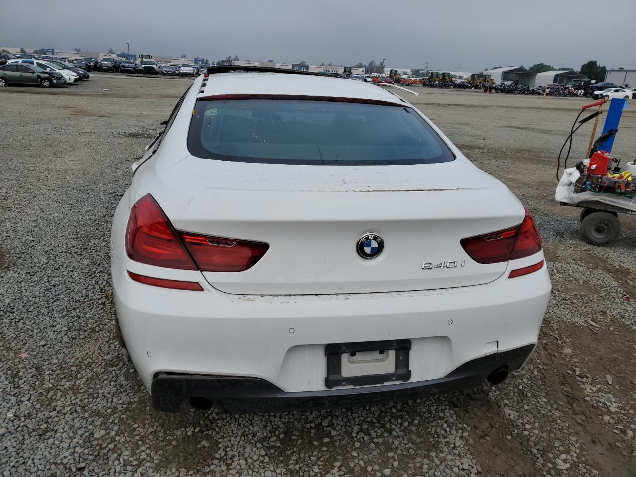 2014 Bmw 640 I Gran Coupe White vin: WBA6A0C56ED317325
