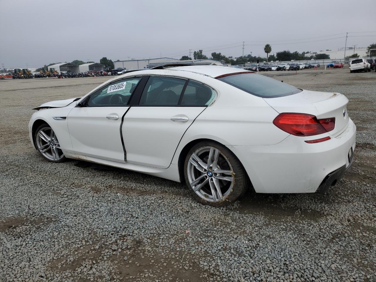2014 Bmw 640 I Gran Coupe White vin: WBA6A0C56ED317325