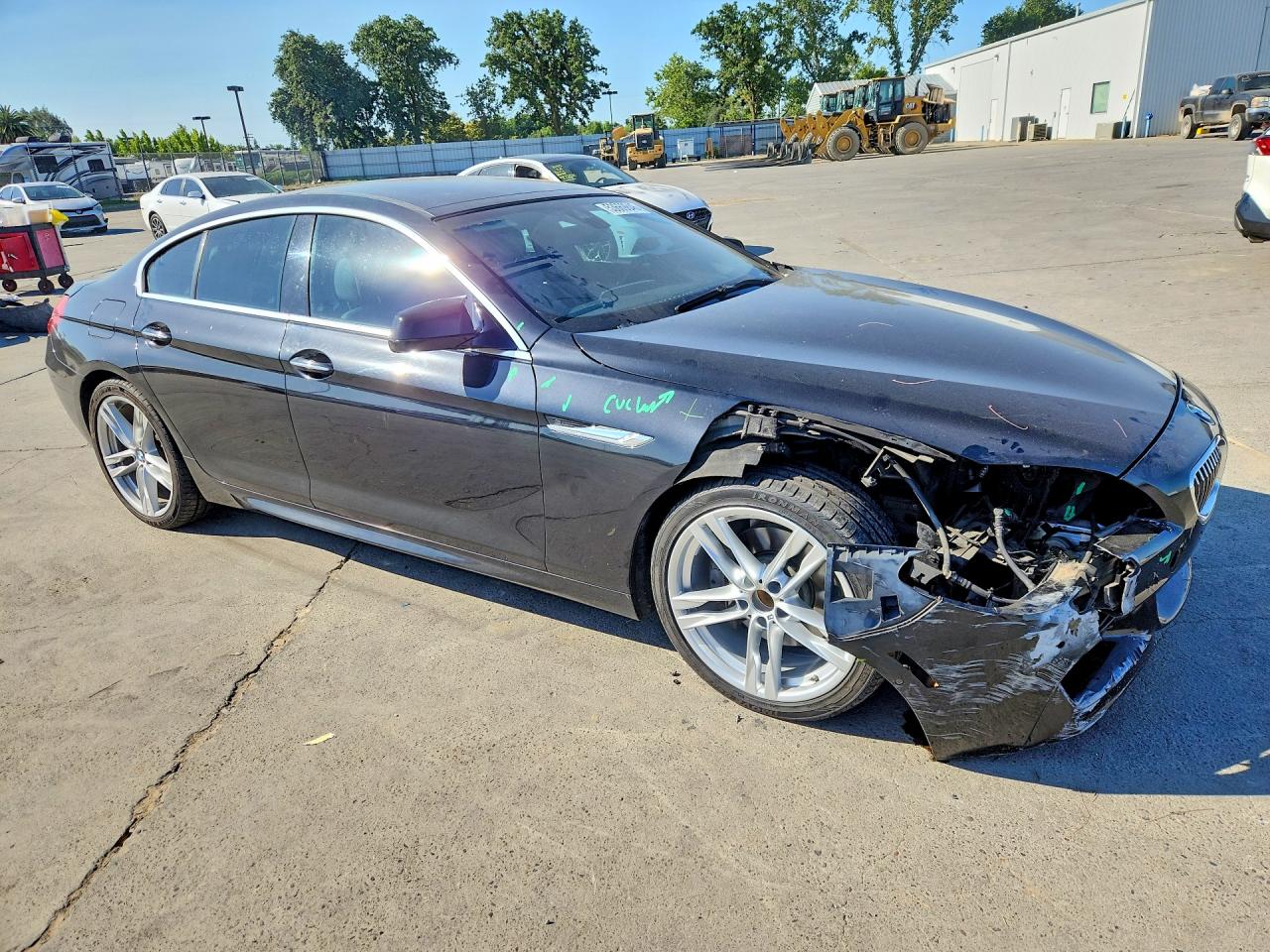 2013 Bmw 640 I Black vin: WBA6A0C57DDZ03711