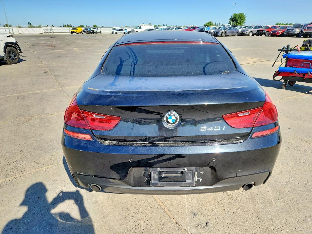2013 Bmw 640 I Black vin: WBA6A0C57DDZ03711