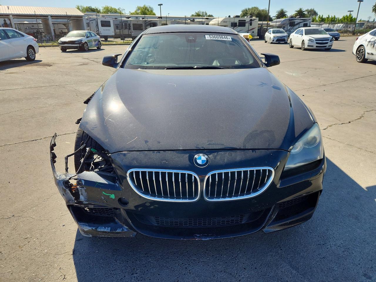 2013 Bmw 640 I Black vin: WBA6A0C57DDZ03711
