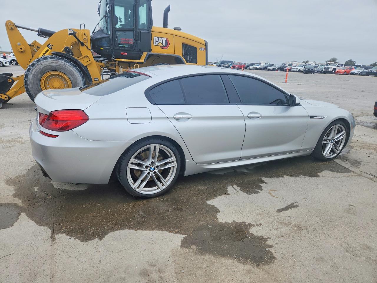 2014 Bmw 640 I Gran Coupe Silver vin: WBA6A0C57ED317172
