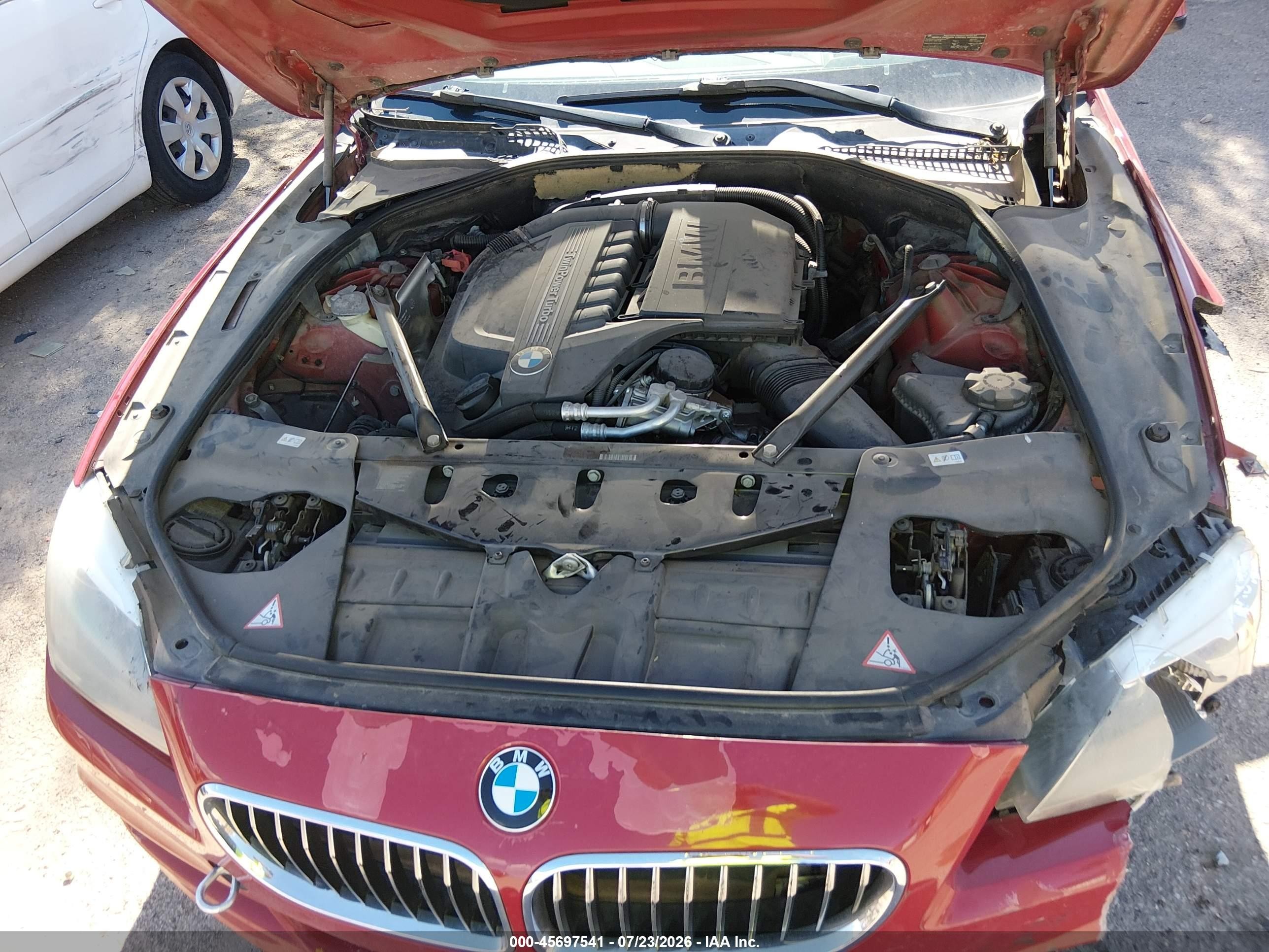 2013 Bmw 640i Gran Coupe Red vin: WBA6A0C58DDF14238
