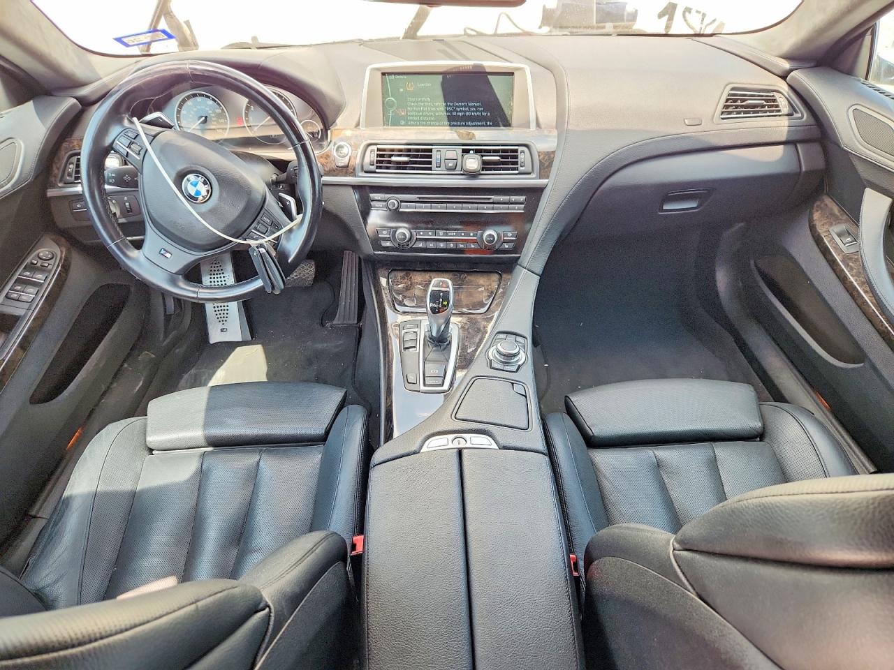 2013 Bmw 640 I White vin: WBA6A0C58DDF14286