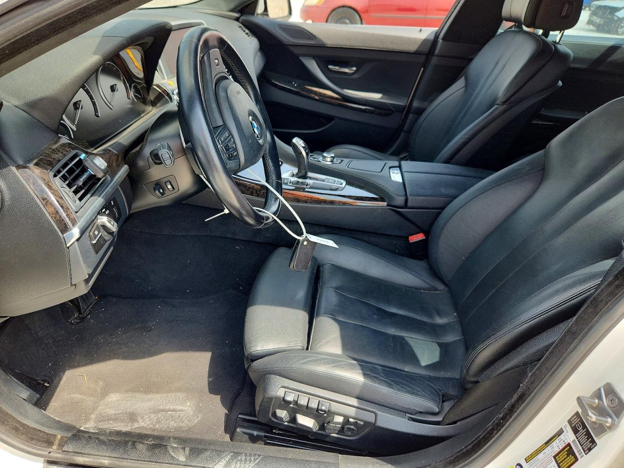 2013 Bmw 640 I White vin: WBA6A0C58DDF14286