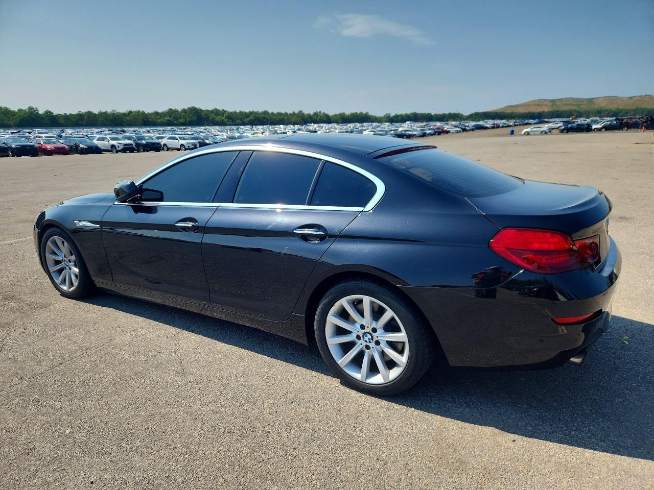 2013 Bmw 640 I Черный vin: WBA6A0C58DDZ03992