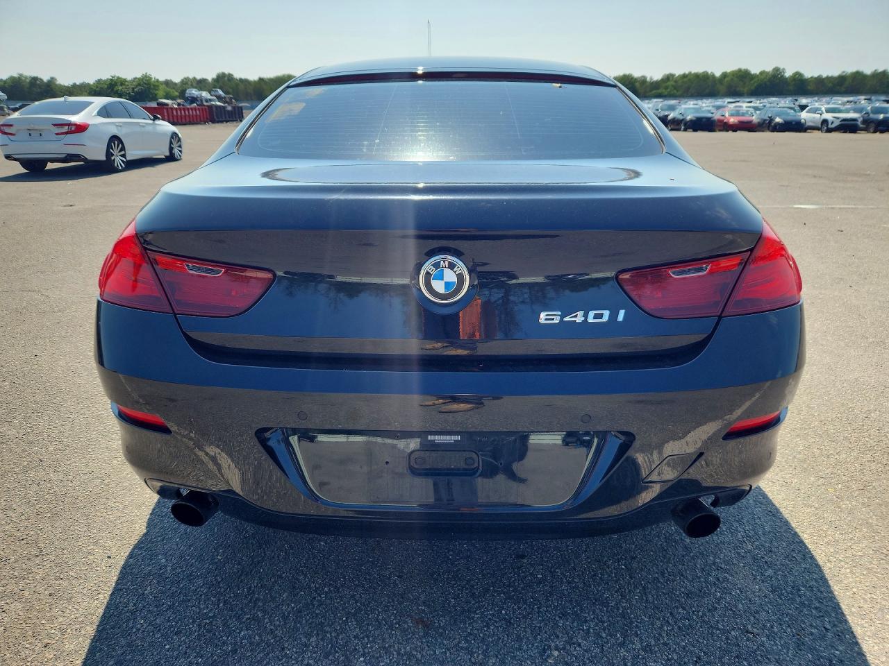 2013 Bmw 640 I Черный vin: WBA6A0C58DDZ03992