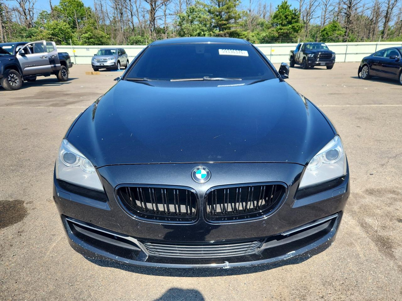 2013 Bmw 640 I Черный vin: WBA6A0C58DDZ03992