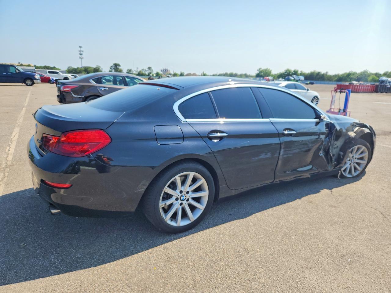 2013 Bmw 640 I Черный vin: WBA6A0C58DDZ03992