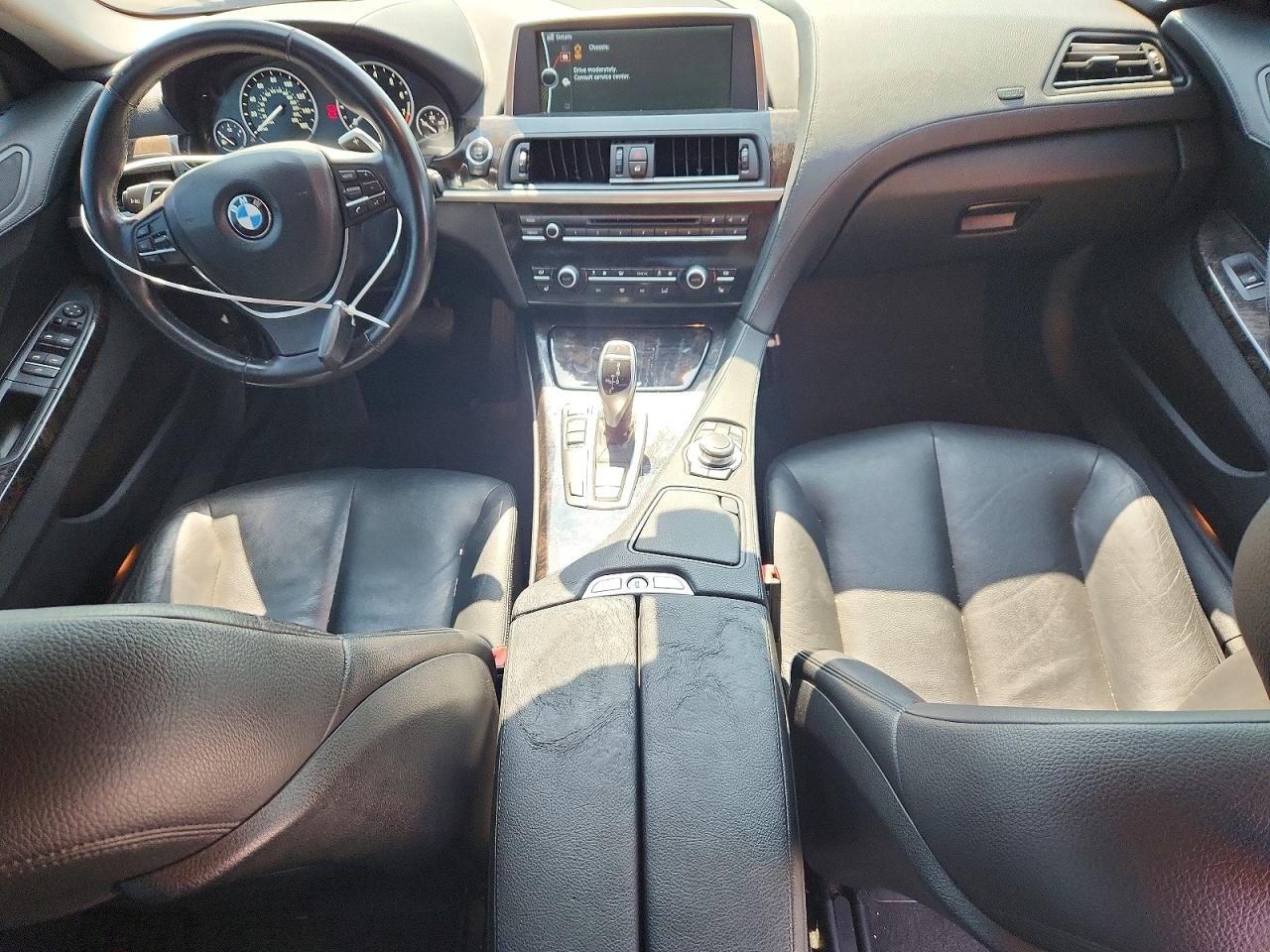 2013 Bmw 640 I Черный vin: WBA6A0C58DDZ03992