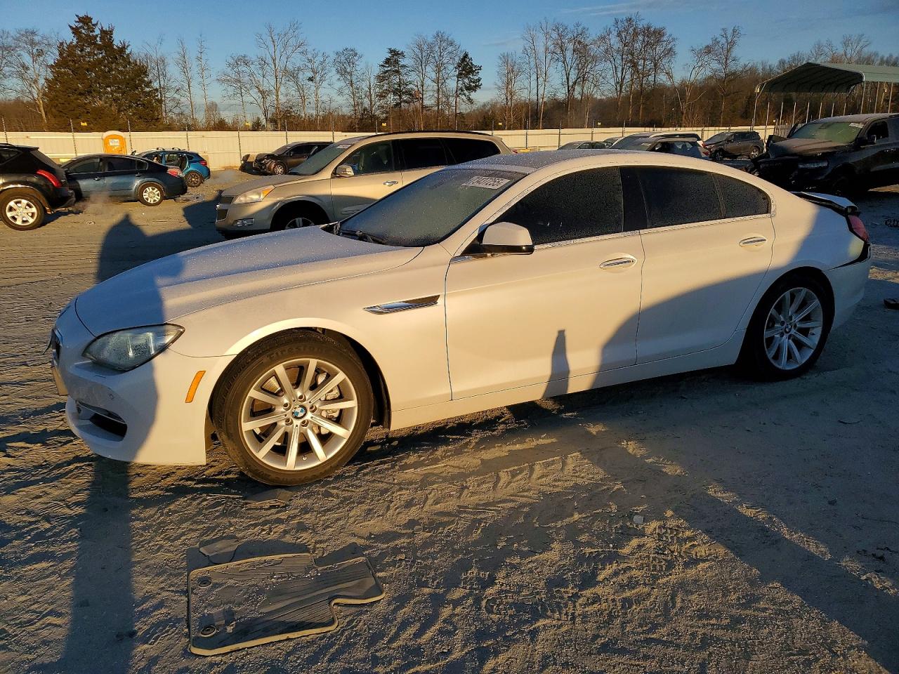 2015 Bmw 640 I Gran Coupe Gray vin: WBA6A0C58FD318378